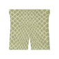 Light Green Animal Print Women's Biker Shorts