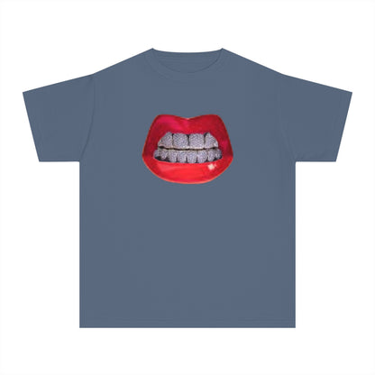 Youth Red Lip, Diamond Grills Tee