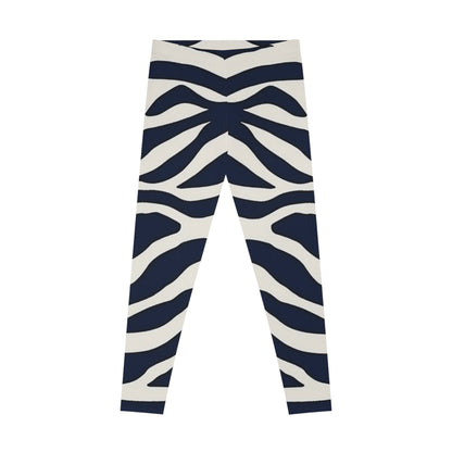 Zebra Print Leggings | Comfortable Activewear, Bold Fashion for Workouts, Everyday Wear, Gifts for Fashion Lovers