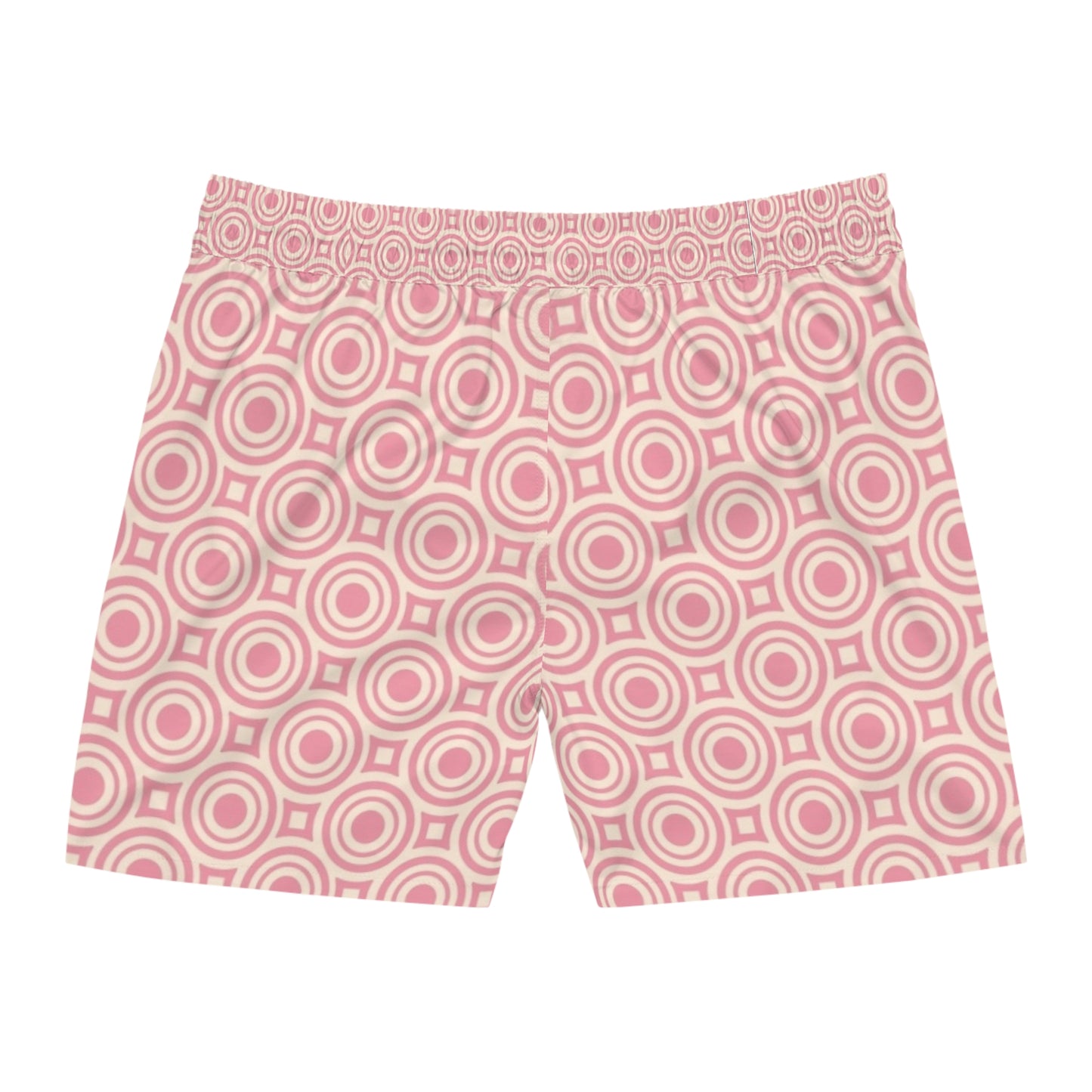 Pretty Pink Print Swim Trunks