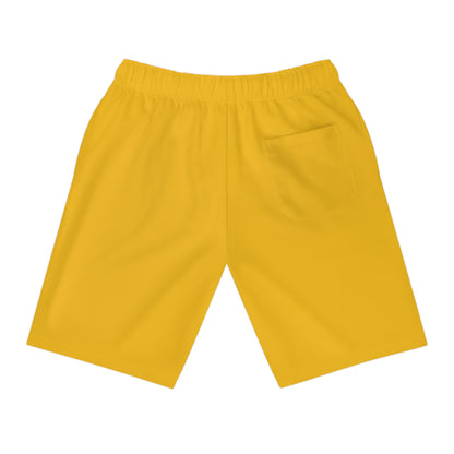 Yellow Athletic Long Shorts