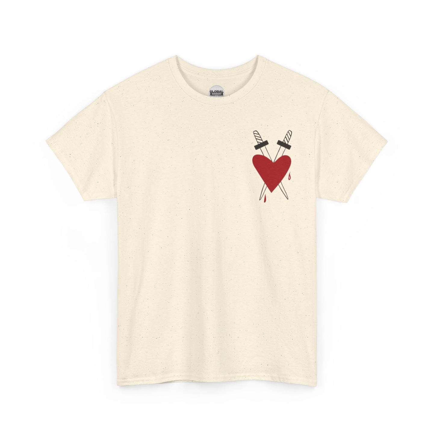 Heart & Sword Unisex Cotton Tee