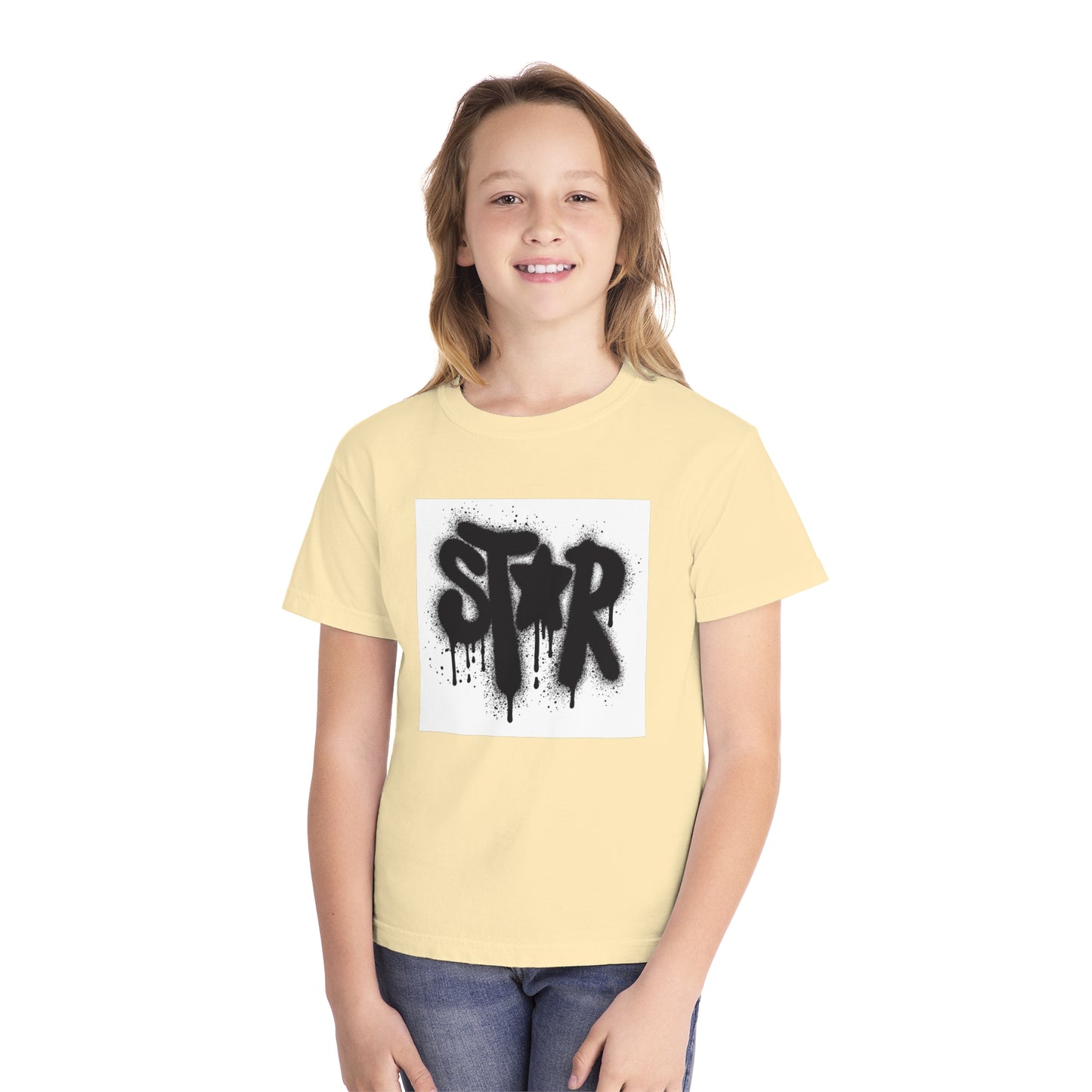 Youth Star Spray Paint Tee