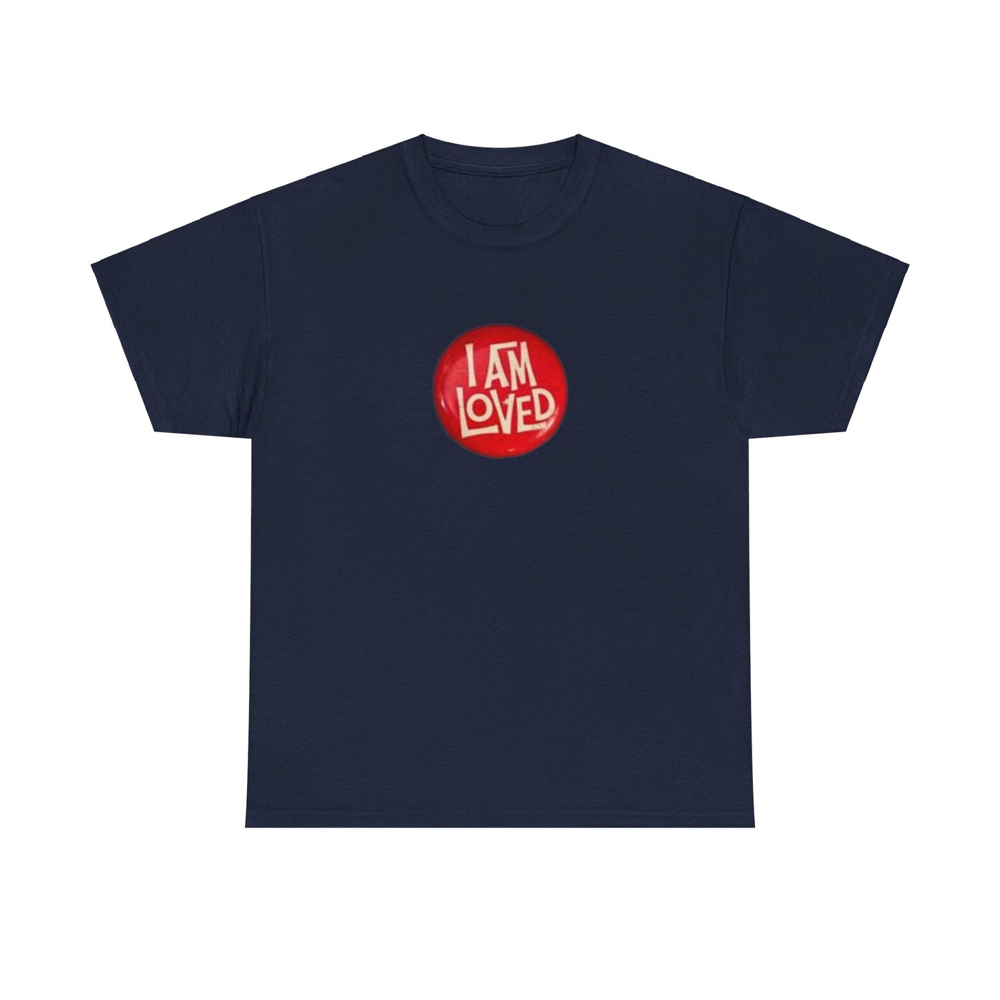 I Am Loved Button Tee