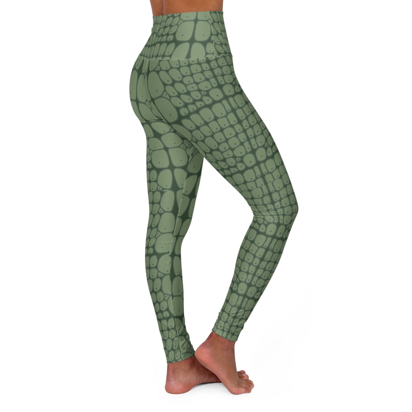 Animal Print High Waisted Yoga Leggings