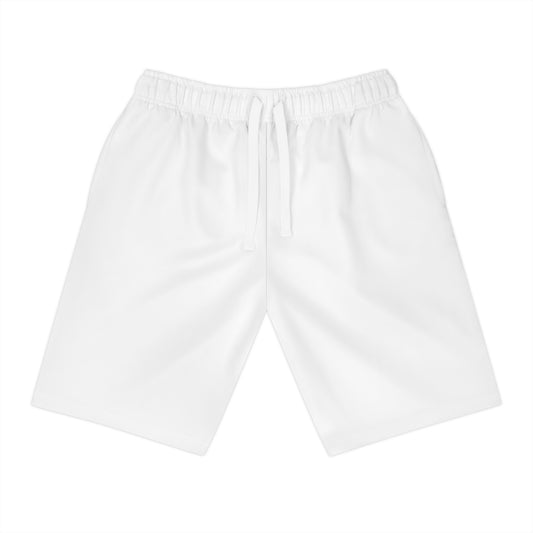 White Athletic Long Shorts