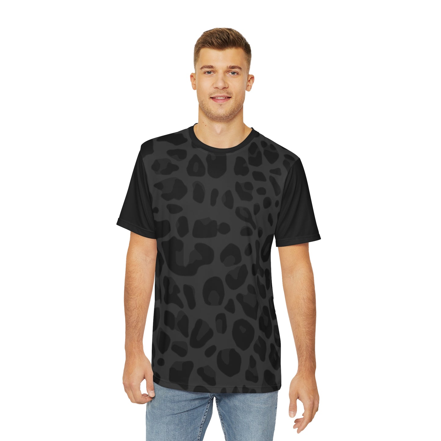 Black and Grey Animal Print Tee