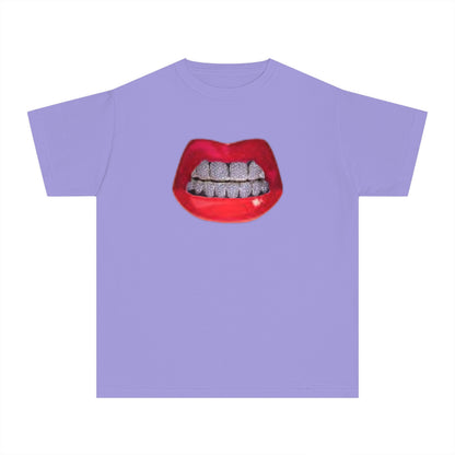 Youth Red Lip, Diamond Grills Tee