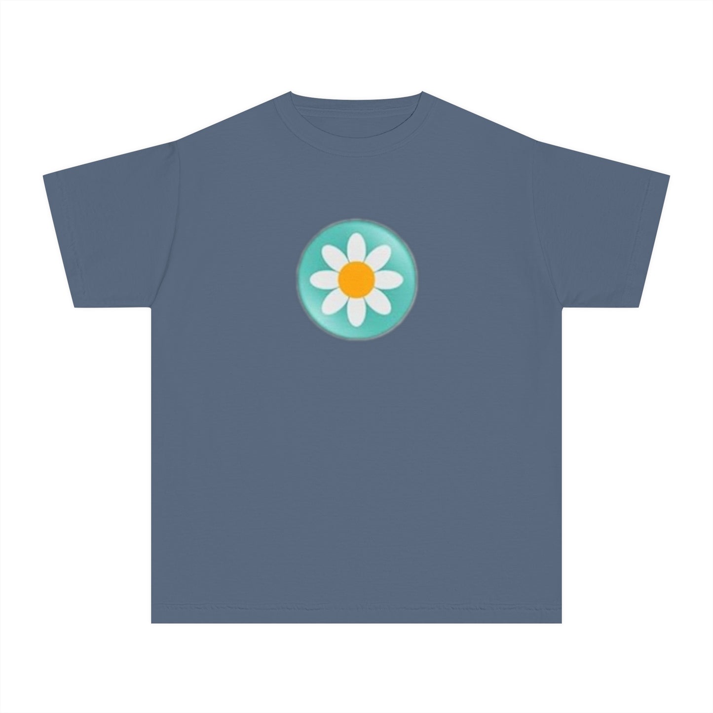 Youth Daisy Button Tee