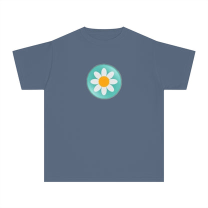 Youth Daisy Button Tee