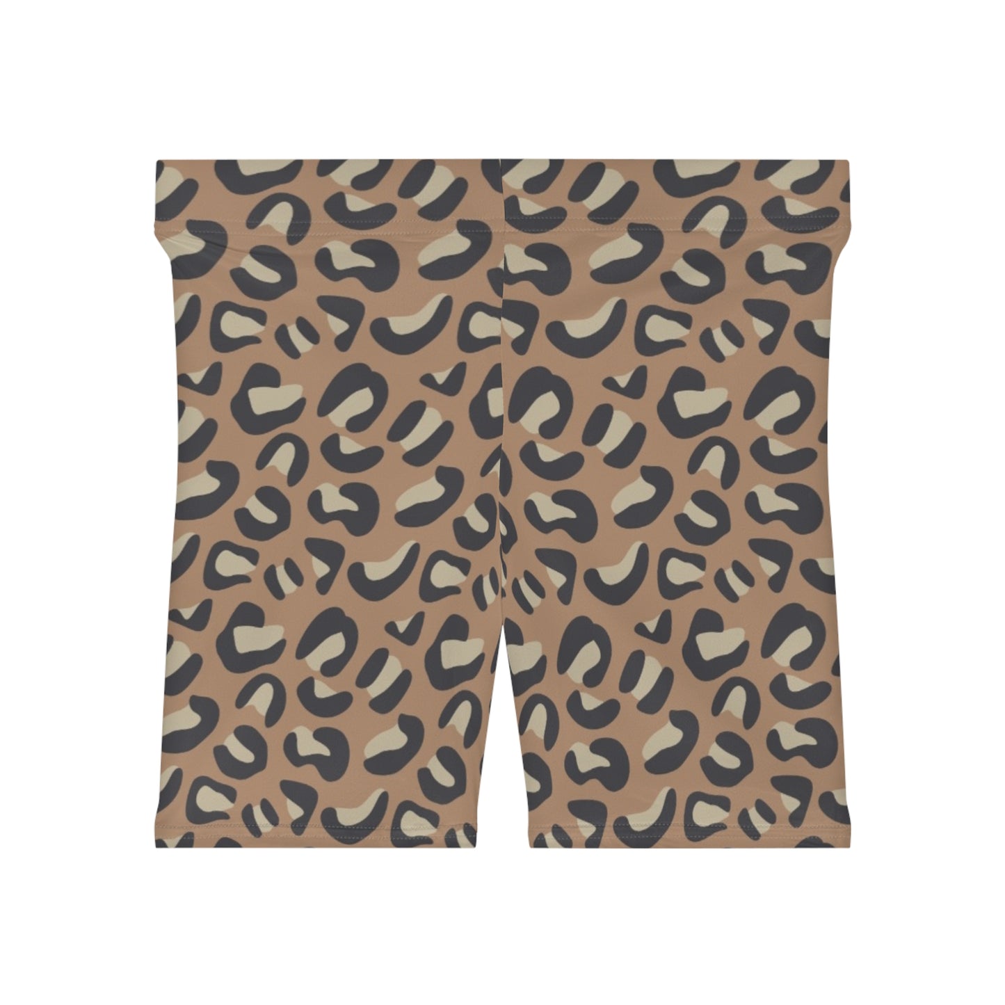 Leopard Animal Print Women's Biker Shorts