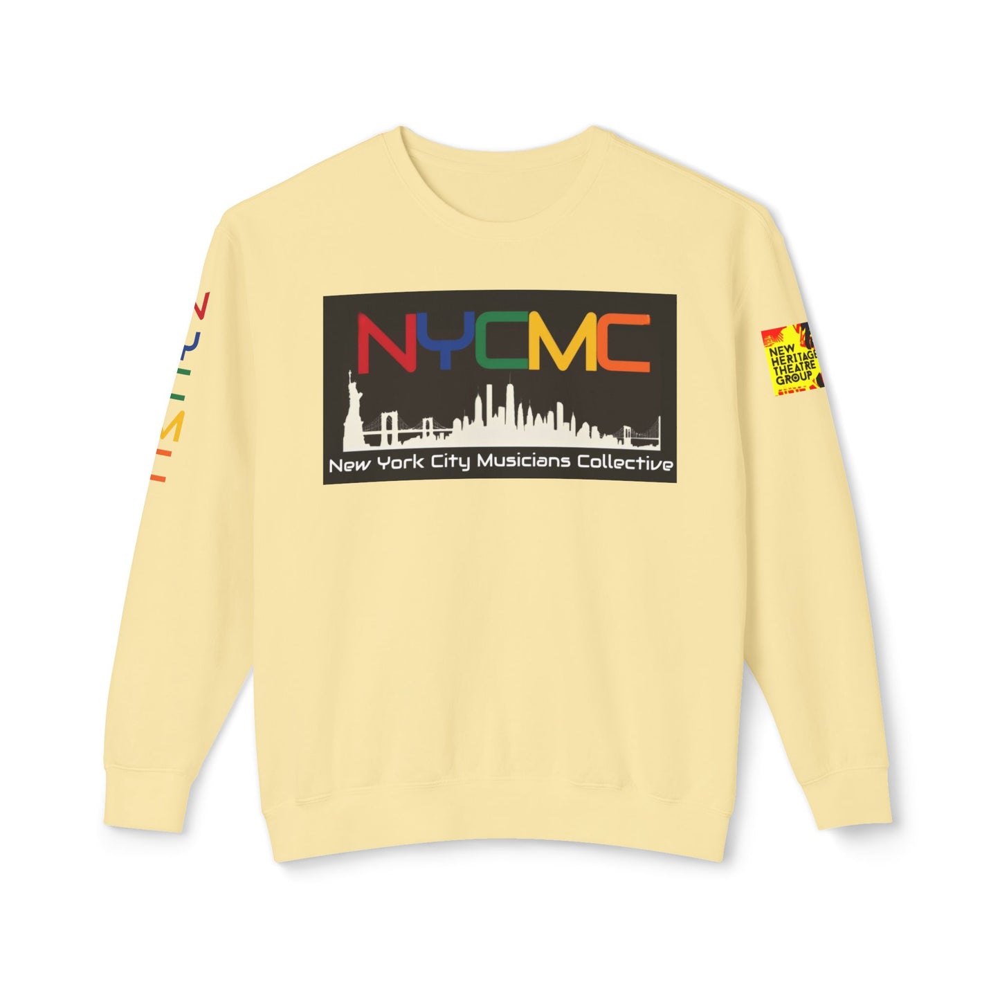 NYC Musicians Collective Unisex Lightweight Crewneck Sweatshirt - Celebrate Music & Community