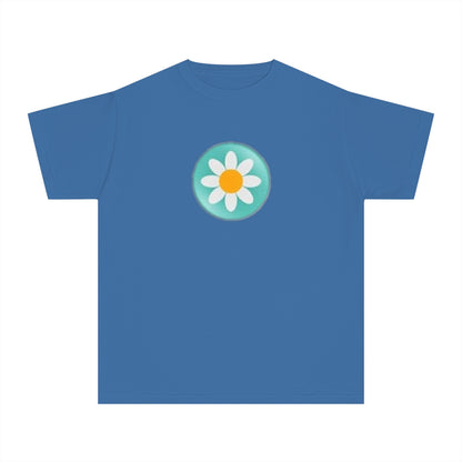 Youth Daisy Button Tee