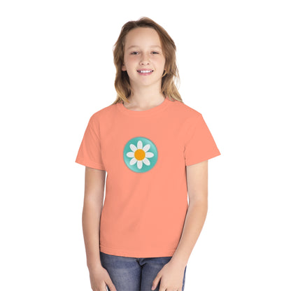 Youth Daisy Button Tee