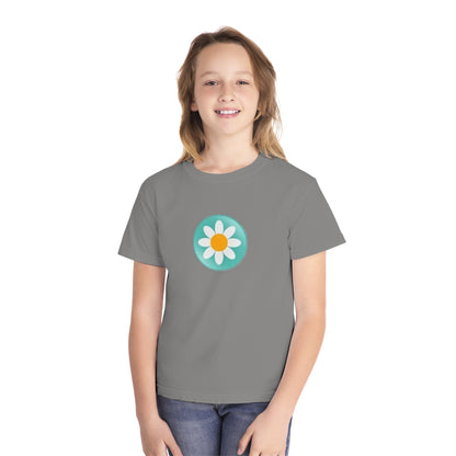 Youth Daisy Button Tee