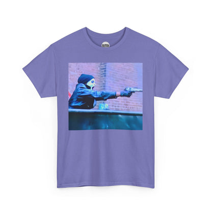 Gunman Graphic Tee, Edgy Streetwear Shirt, Unisex Tee for Casual Outings, Perfect for Street Style Lovers, Concerts, Unique Gifts