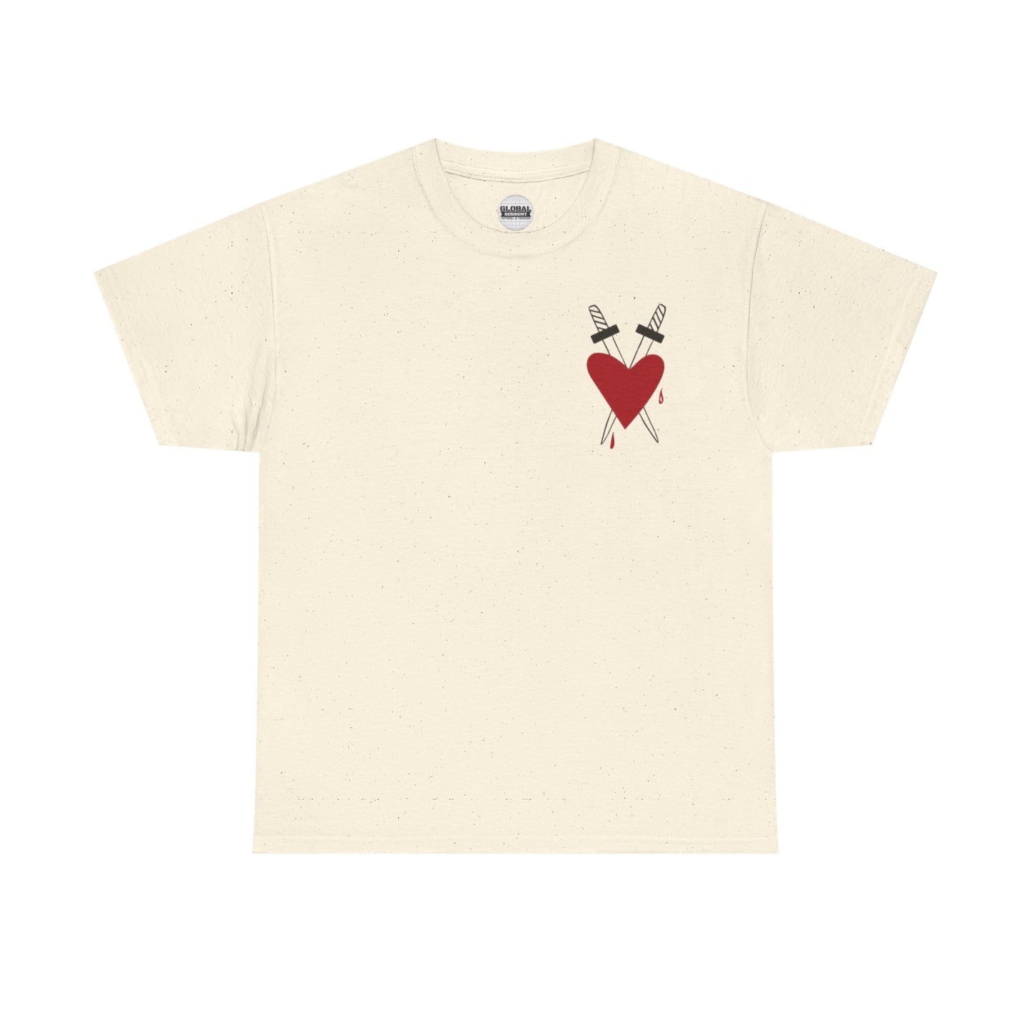 Heart & Sword Unisex Cotton Tee